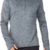 2XU Ignition 1/4 Zip LS Shirt Men, Grijs