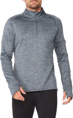 2XU Ignition 1/4 Zip LS Shirt Men, Grijs