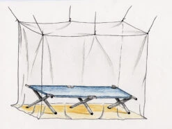 Basic Nature Classic Klamboe Tent Solo Mesh 225