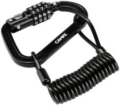 CAMPZ Karabijnsluiting Met Riem Ø10,0mm, Zwart