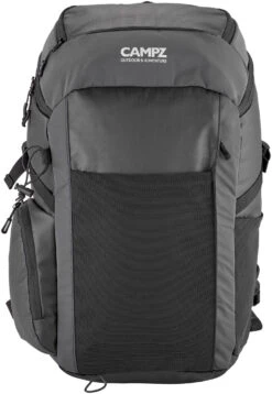 CAMPZ Dagrugzak 28l, Zwart/grijs
