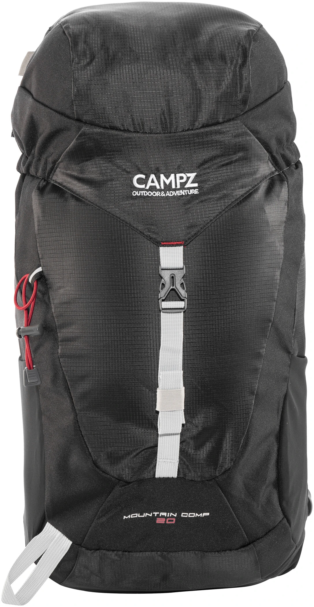 CAMPZ Mountain Comp 20l Rugzak, Zwart 1 CAMPZ Mountain Comp 20l Rugzak, Zwart