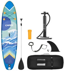 CAMPZ Opblaasbare SUP Met Peddels En Pomp, Bont