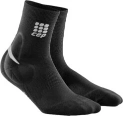 Cep Ortho Ankle Support Korte Swimrun Sokken Dames, Zwart