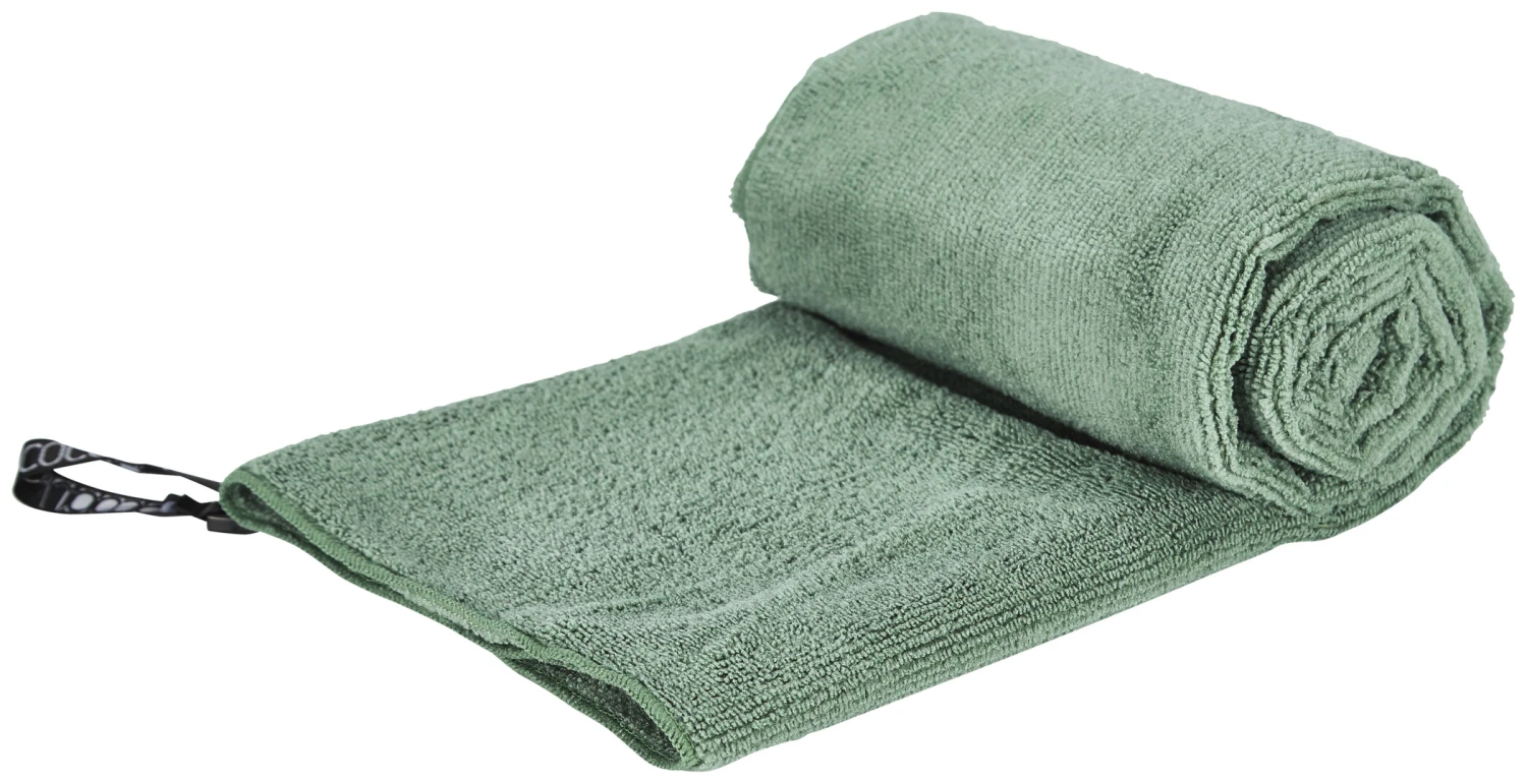 Cocoon Terry Microfiber Handdoek Light Medium, Groen 1 Cocoon Terry Microfiber Handdoek Light Medium, Groen
