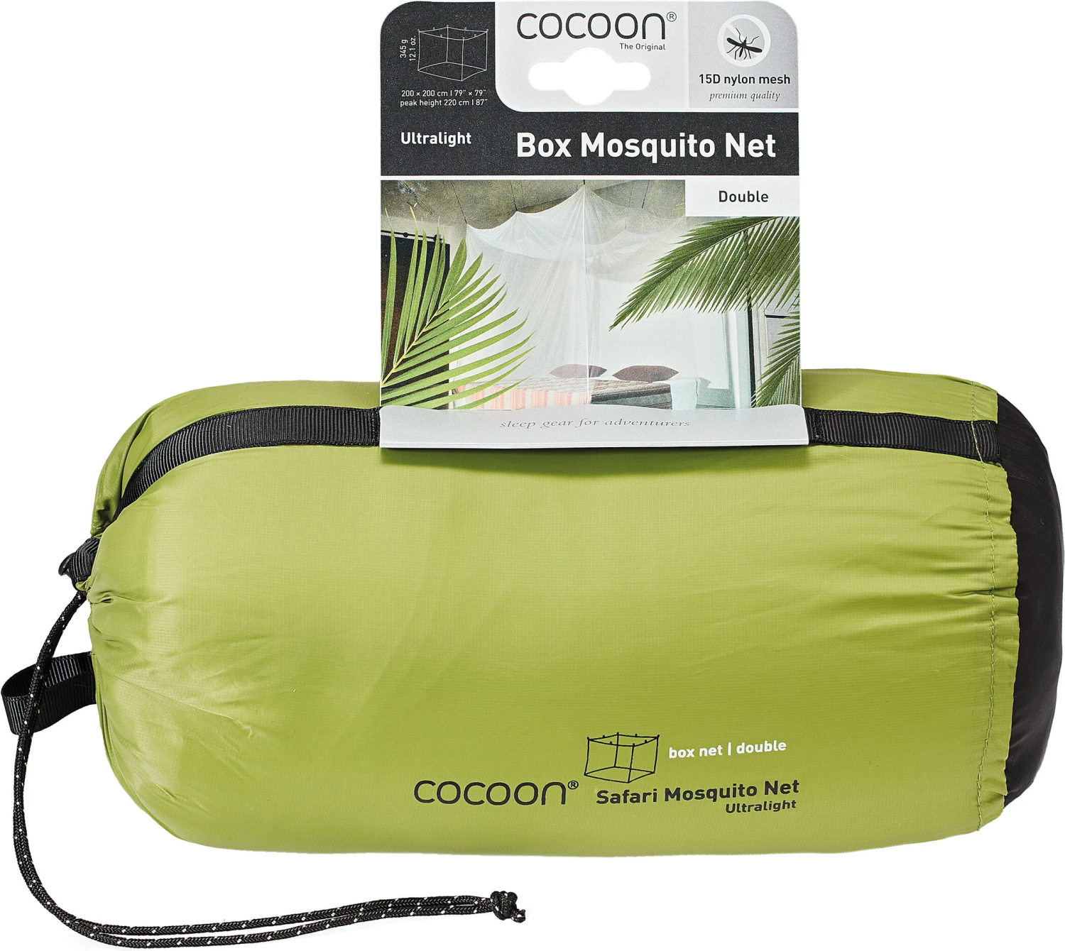 Cocoon Mosquito Box Net Ultralight Double, Transparant/wit 1 Cocoon Mosquito Box Net Ultralight Double, Transparant/wit