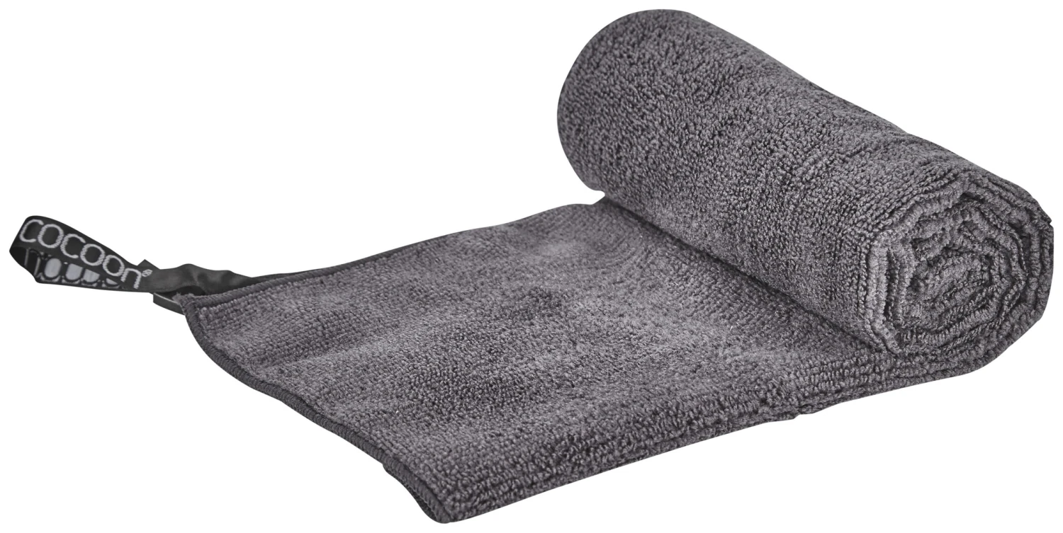 Cocoon Terry Microvezel Handdoek Licht Klein, Grijs 1 Cocoon Terry Microvezel Handdoek Licht Klein, Grijs