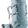 Deuter Aircontact Core 45+10 SL Backpack Women, Blauw/grijs
