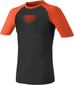 Dynafit Speed Dryarn T-Shirt Heren, Zwart/oranje