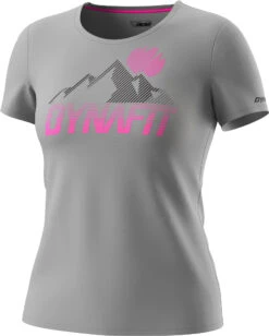 Dynafit Transalper Graphic SS Tee Dames, Grijs