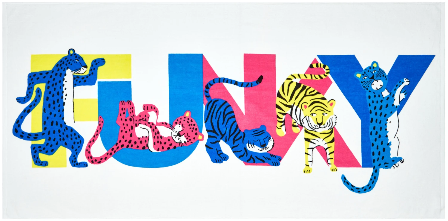 Funky Trunks Cotton Handdoek Heren, Bont 1 Funky Trunks Cotton Handdoek Heren, Bont