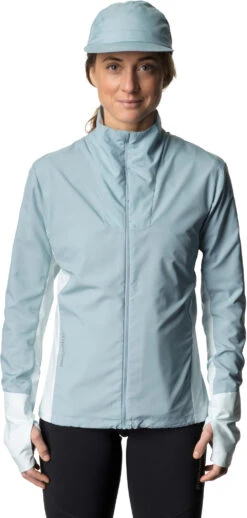 Houdini Pace Wind Jas Dames, Blauw