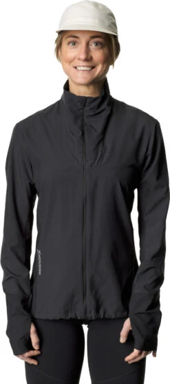 Houdini Pace Wind Jas Dames, Zwart