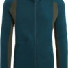 Icebreaker Merino Quantum ZoneKnit LS Zip Hoodie Men, Blauw/groen