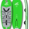 Indiana SUP Wing Foil 47L Opblaasbare SUP, Groen/grijs
