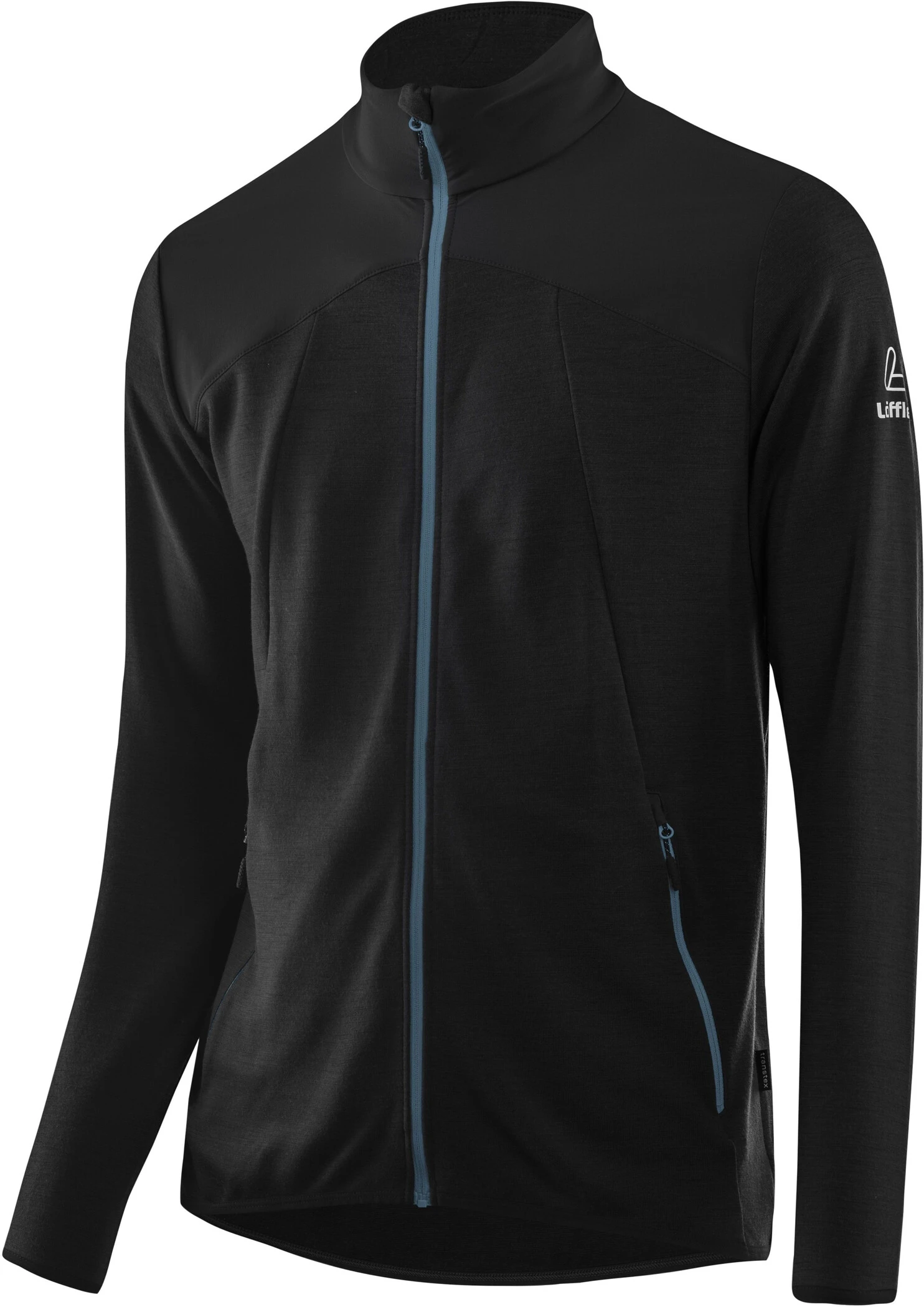 Löffler Transtex Merino Middenjack Heren, Zwart