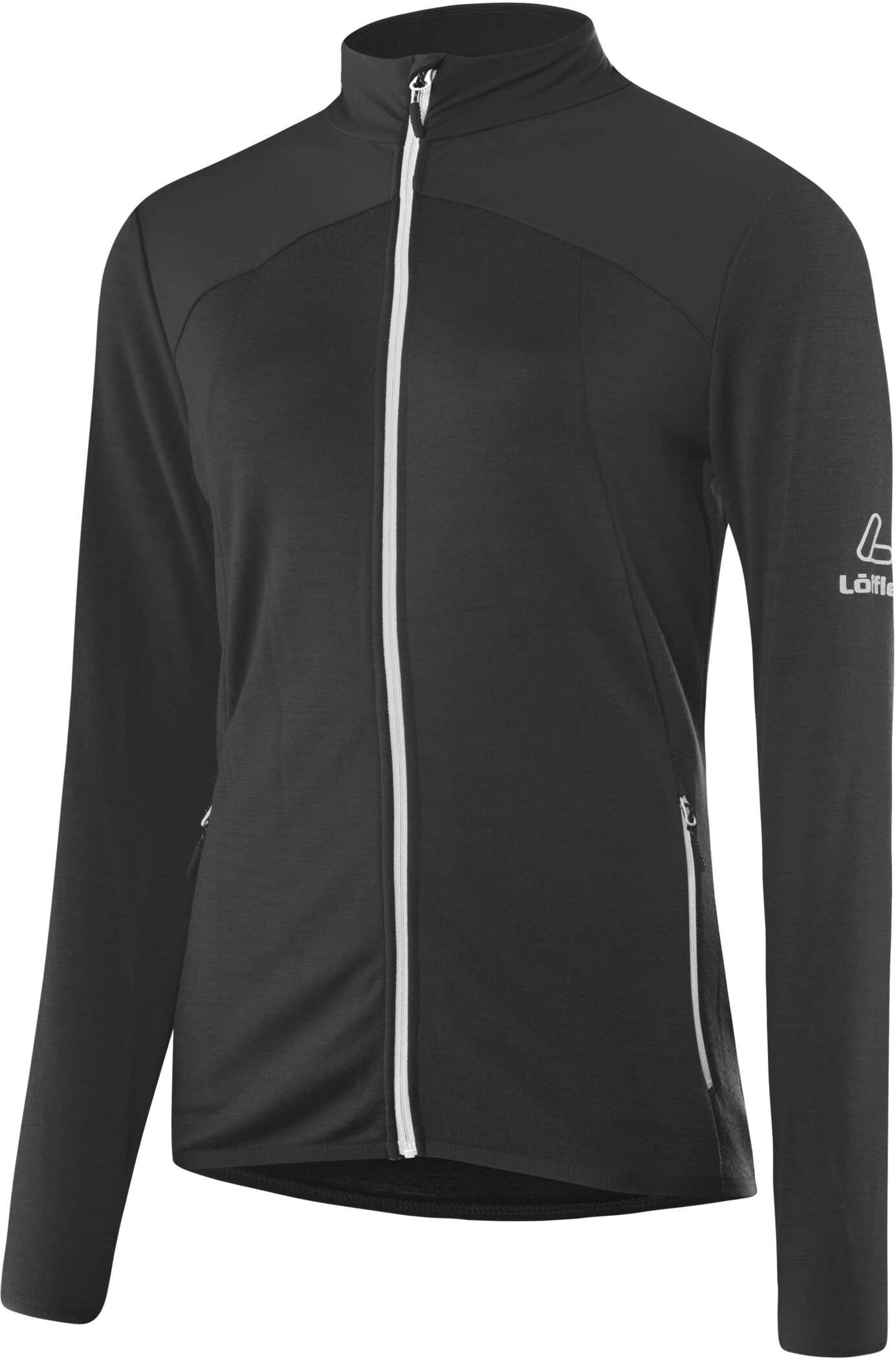 Löffler Transtex Merino Middenjack Dames, Zwart