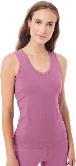 MANDALA Form Fitted Top GOTS Women, Violet