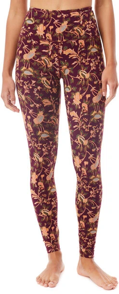 MANDALA Printed Leggings Women, Rood/bont