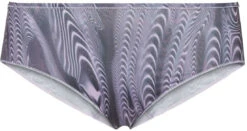 Odlo The Invisibles Print Suw Panty 2 Paar Dames, Grijs/wit