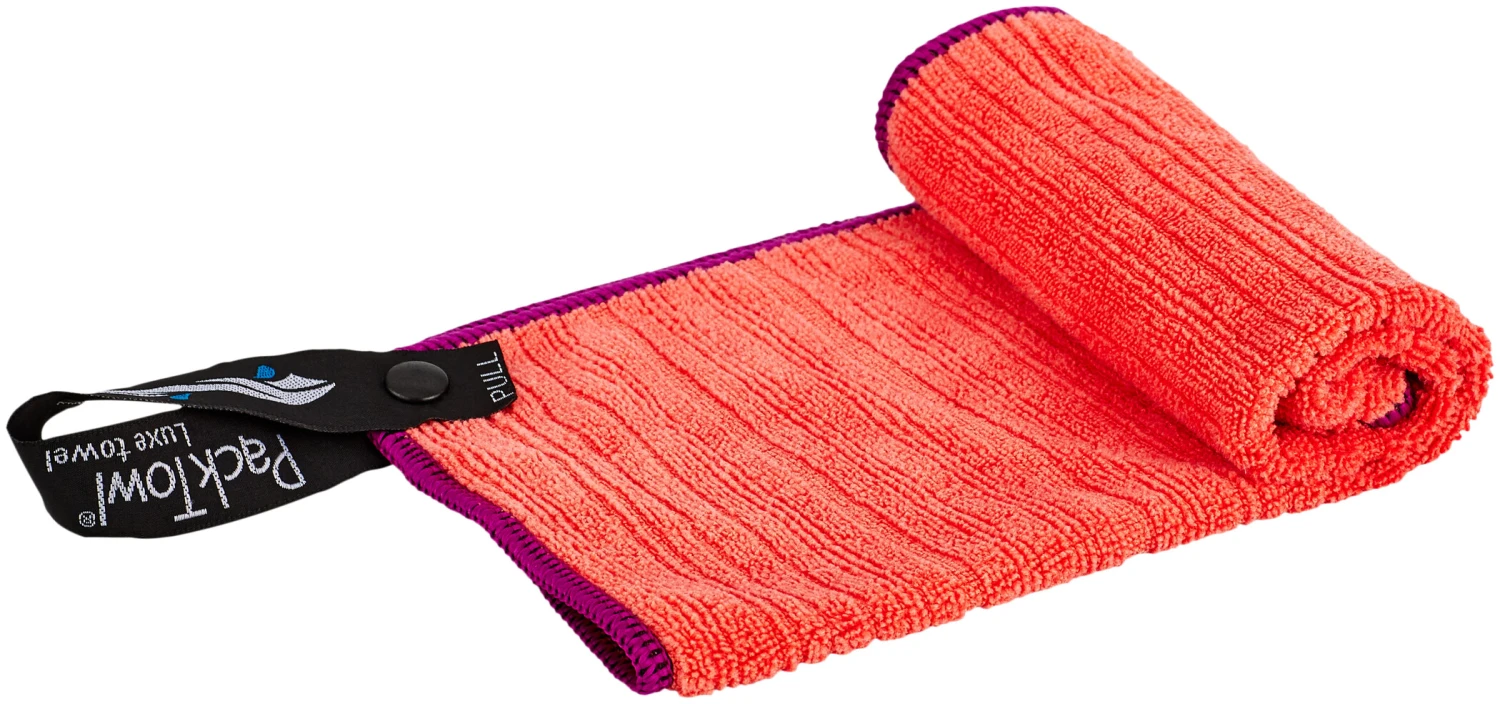 PackTowl Luxe Face Handdoek, Rood 1 PackTowl Luxe Face Handdoek, Rood