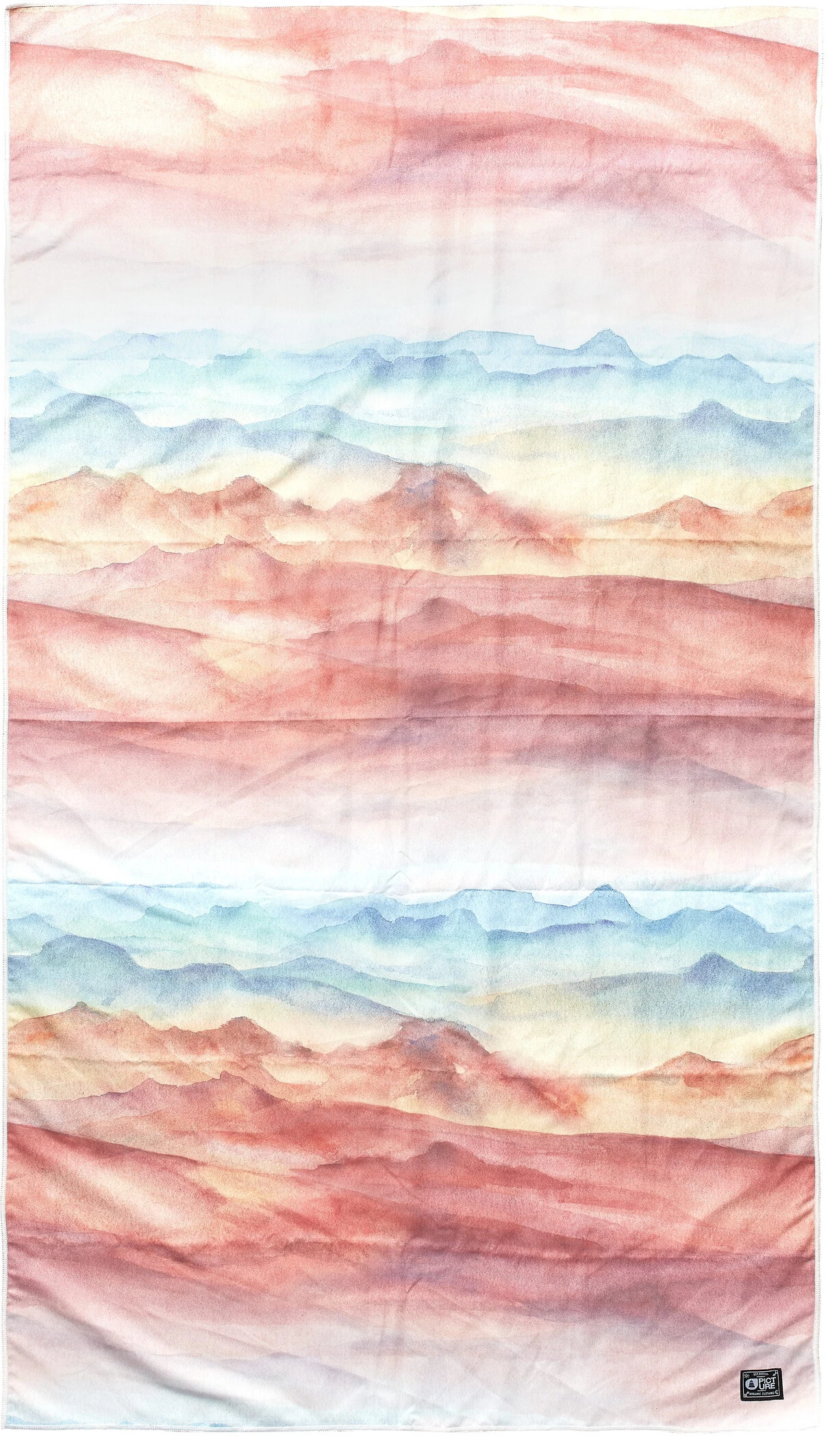 Picture Break Handdoek, Rood/blauw 1 Picture Break Handdoek, Rood/blauw