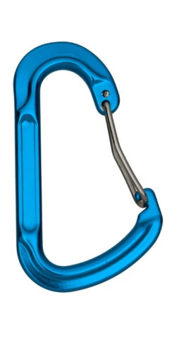 Basic Nature Accessoire Karabijnhaak D 2 Stuks, Blauw