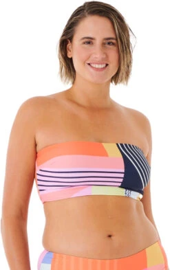 Rip Curl Day Break Long Line Bandeau Top Women, Bont