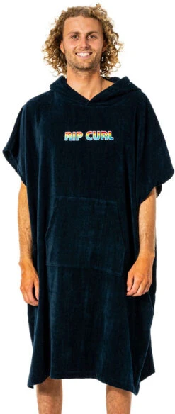 Rip Curl Icons Hooded Towel Men, Blauw