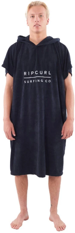 Rip Curl Mix Up Hooded Towel Men, Zwart