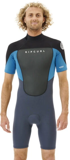 Rip Curl Omega Rugrits Springsuit 2 Mm Heren, Grijs/zwart