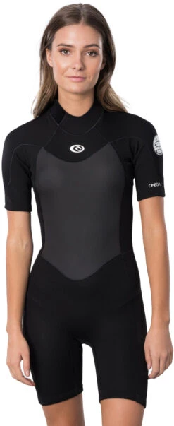 Rip Curl Omega SS Springsuit Dames, Zwart
