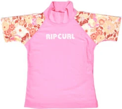 Rip Curl UV-shirt Met Korte Mouwen Meisjes, Roze/oranje