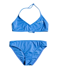 Roxy Just Good Vibes Tri Bra Bikini Set Meisjes, Blauw