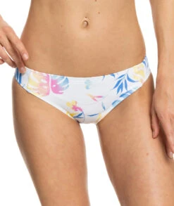 Roxy PT Beach Classics Hipsterbroekjes Dames, Wit/bont