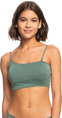 Roxy Shimmer Time Asymmetrische Top Dames, Groen