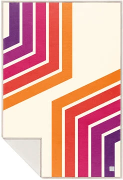 Rumpl Cozyhemp Deken, Wit/bont