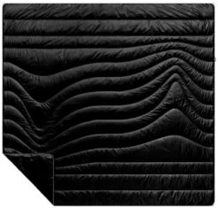 Rumpl Original Puffy Solid Blanket 2 Persons, Zwart