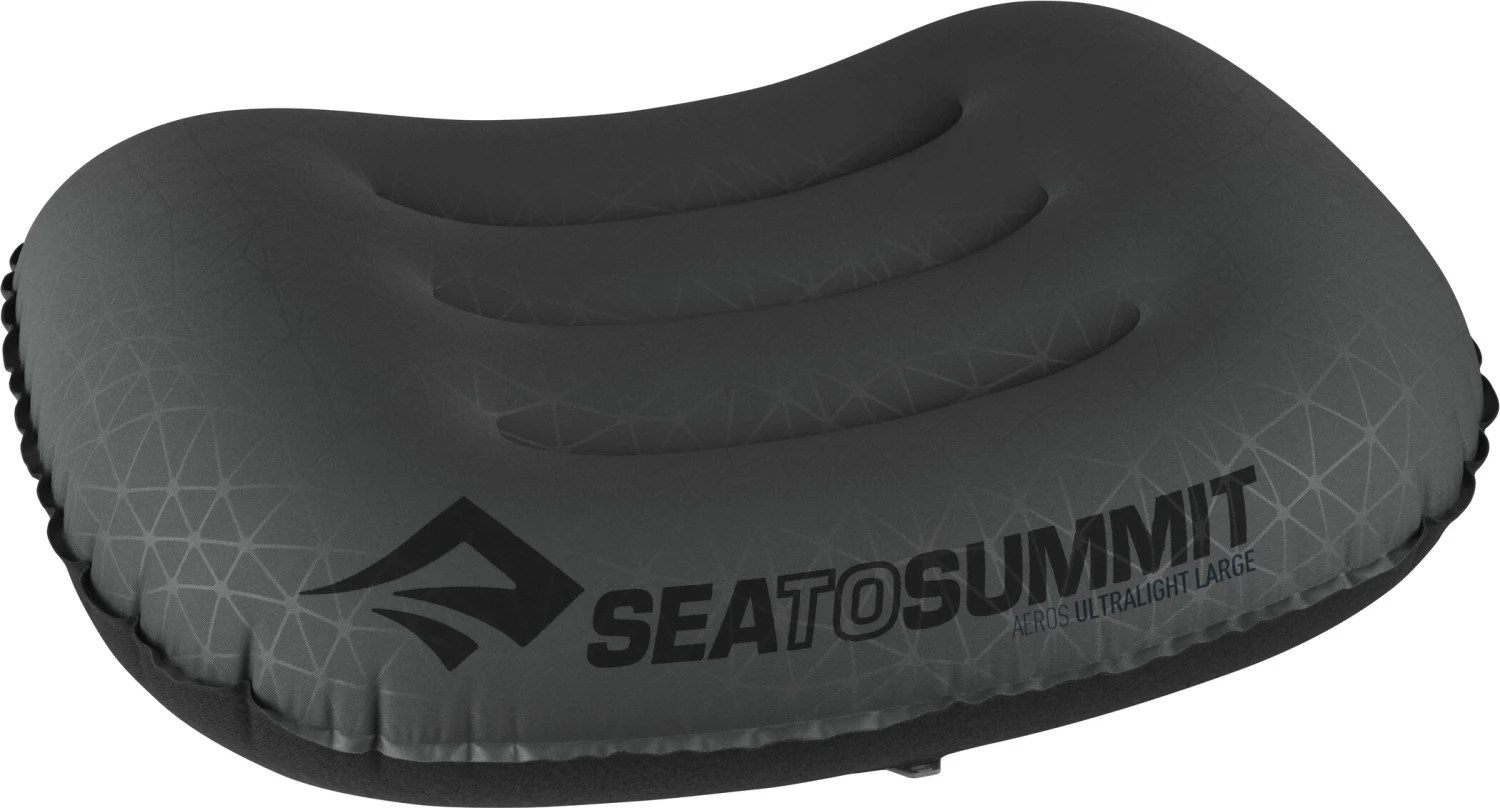 Sea To Summit Aeros Ultralight Kussen Large, Grijs/zwart 1 Sea To Summit Aeros Ultralight Kussen Large, Grijs/zwart