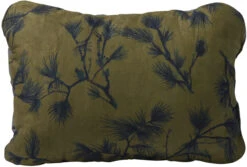 Therm-a-Rest Cinch Compressible Pillow Large, Olijf/blauw