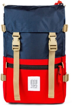 Topo Designs Rover Pack, Blauw/rood