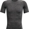 Under Armour HeatGear Armour Shirt Met Korte Mouwen Heren, Grijs