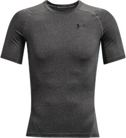 Under Armour HeatGear Armour Shirt Met Korte Mouwen Heren, Grijs