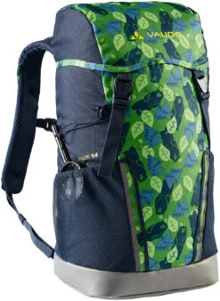 VAUDE Puck 14 Rugzak Kinderen, Blauw/groen